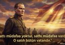 ATAM’A SAYGI VE MİNNETLE